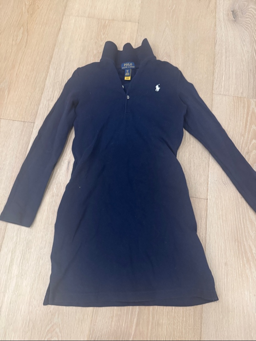 Ralph Lauren Navy Long Sleeve Girls dress size Small